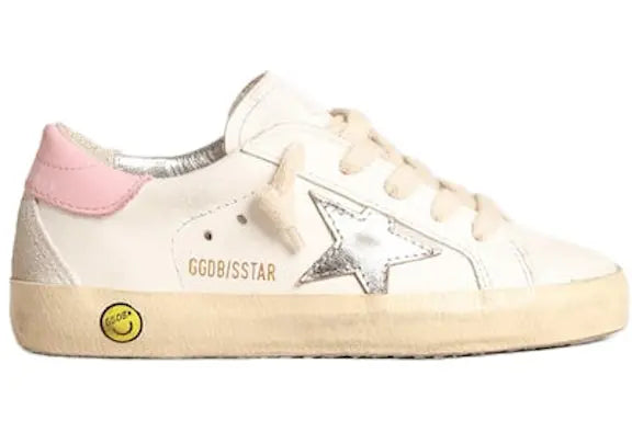 Golden Goose Super-Star White Silver Pink (Young) Golden Goose