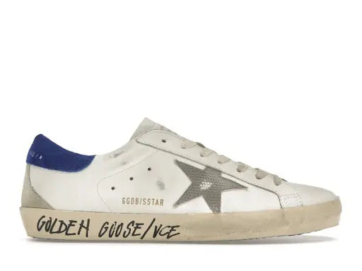 Golden Goose Super-Star White Snake Blue Golden Goose