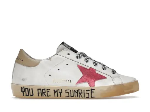 Golden Goose Super-Star You Are My Sunrise White Red (Women's) Golden Goose