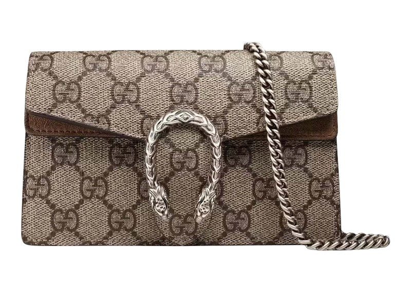 Gucci Dionysus GG Supreme Super Mini Bag Taupe - VOSneakers