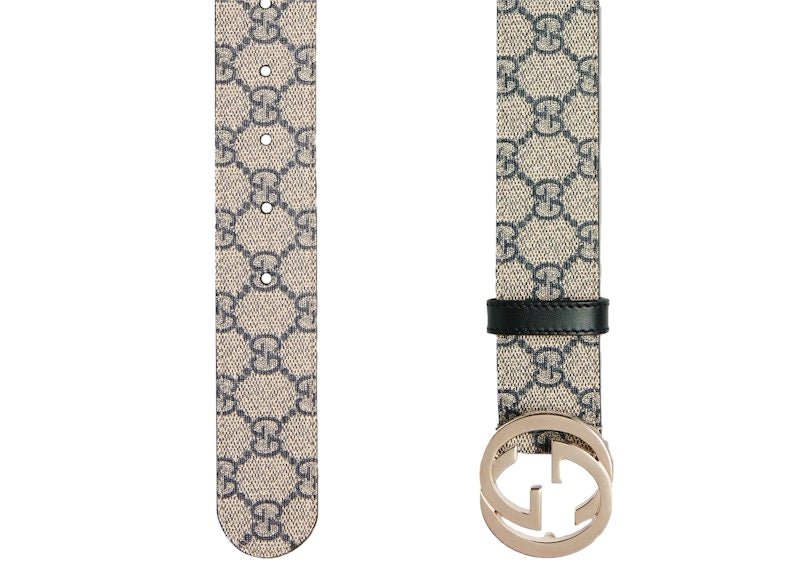Gucci GG Supreme Belt with G Buckle - VOSneakers