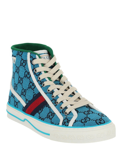 Gucci GG Supreme High Blue - VOSneakers