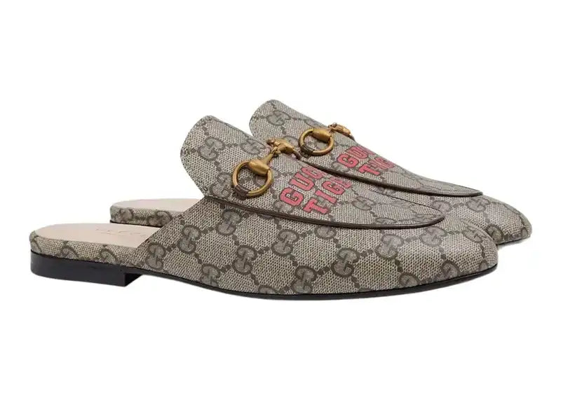 Gucci Princetown Slipper Tiger Supreme Leather - VOSneakers