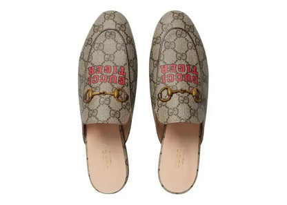 Gucci Princetown Slipper Tiger Supreme Leather - VOSneakers