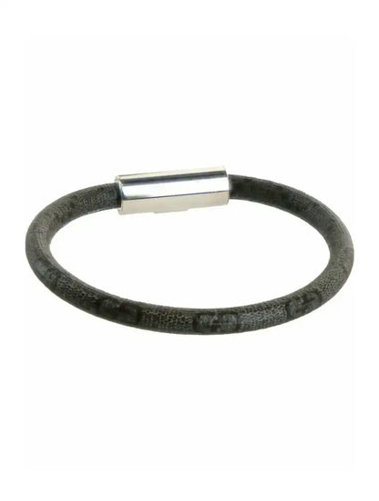 Gucci Trademark GG Supreme Bracelet Silver - VOSneakers