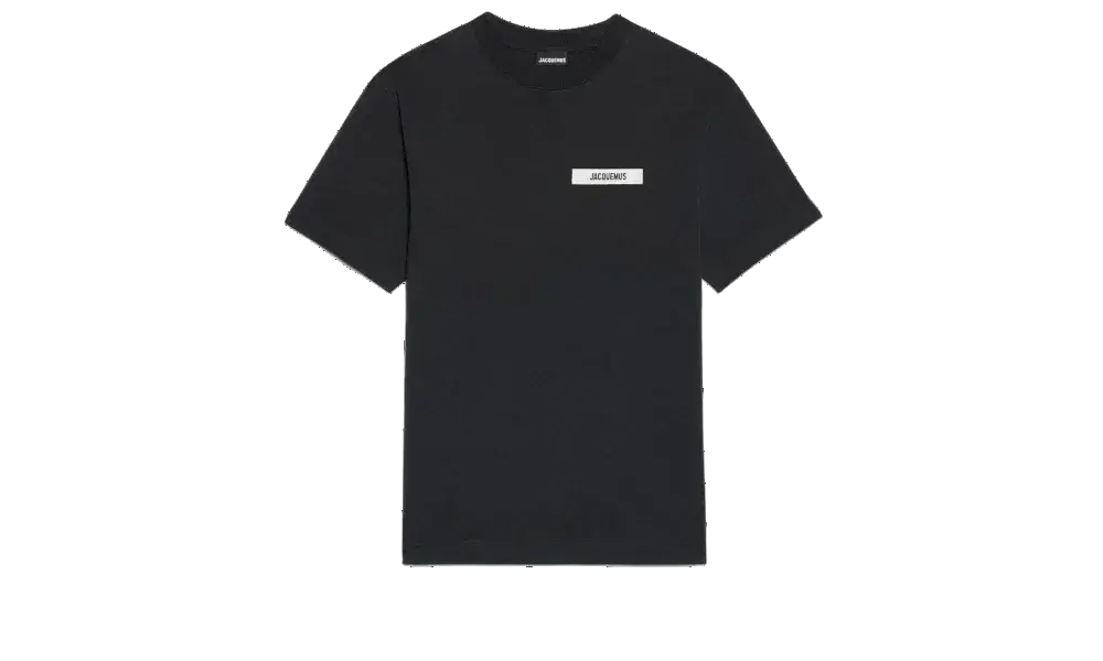 Jacquemus Le T-Shirt Gros Grain Black Jacquemus