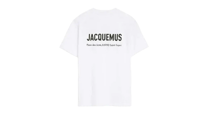 Jacquemus Le t-shirt adresse Saint Tropez Place des Lices Jacquemus