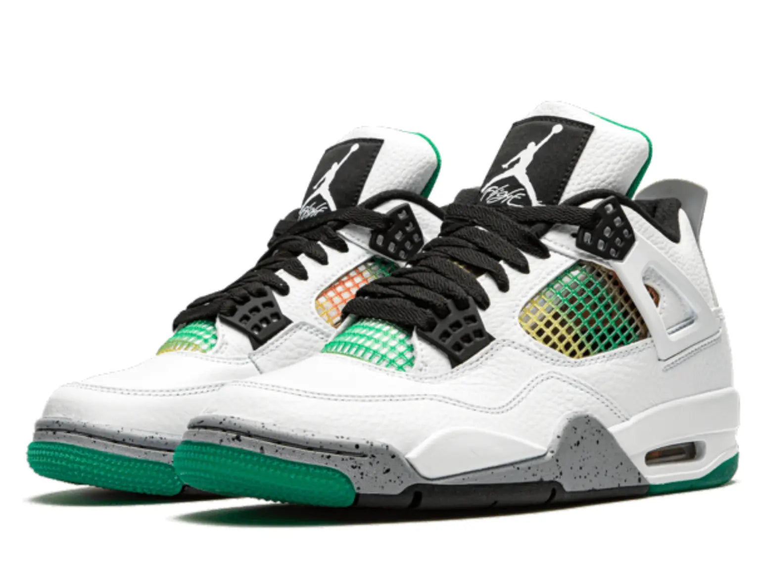Jordan 4 Retro Lucid Green Rasta (Femme) Air Jordan