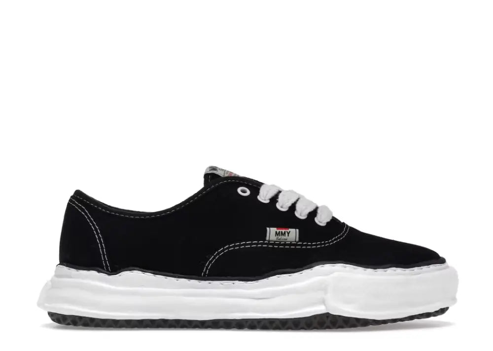 Maison Mihara Yasuhiro Baker OG Sole Canvas Low Black Maison Mihara Yasuhiro
