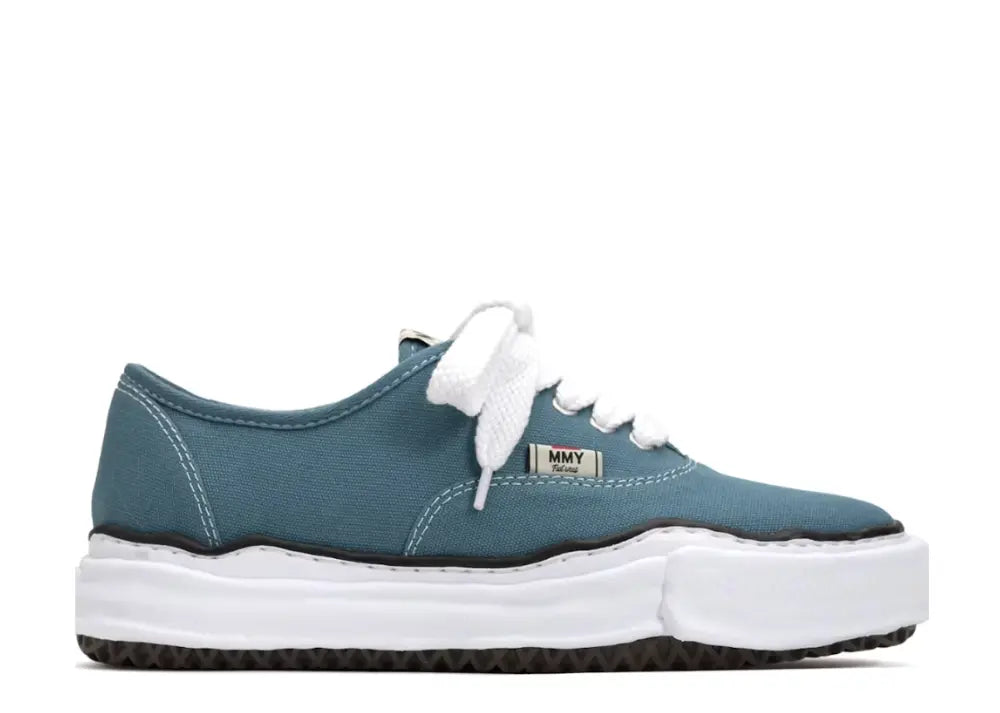 Maison Mihara Yasuhiro Baker OG Sole Canvas Low Blue Maison Mihara Yasuhiro