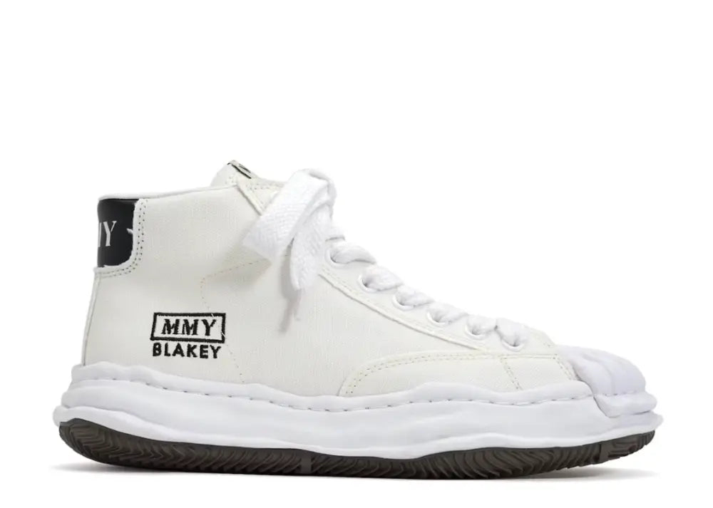 Maison Mihara Yasuhiro Blakey OG Sole Canvas High White Maison Mihara Yasuhiro