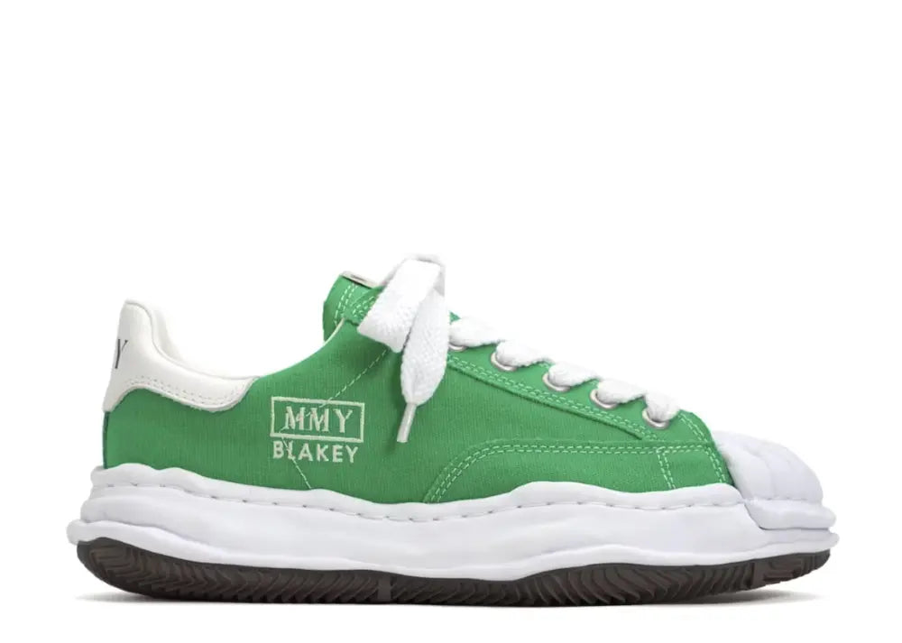 Maison Mihara Yasuhiro Blakey OG Sole Canvas Low Green Maison Mihara Yasuhiro
