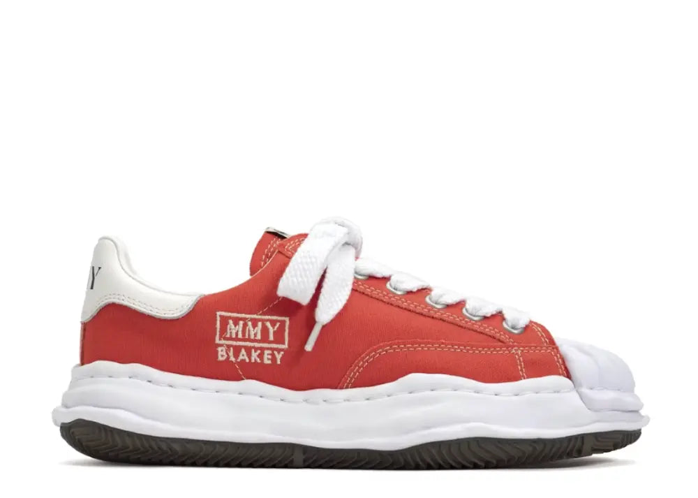 Maison Mihara Yasuhiro Blakey OG Sole Canvas Low Red Maison Mihara Yasuhiro