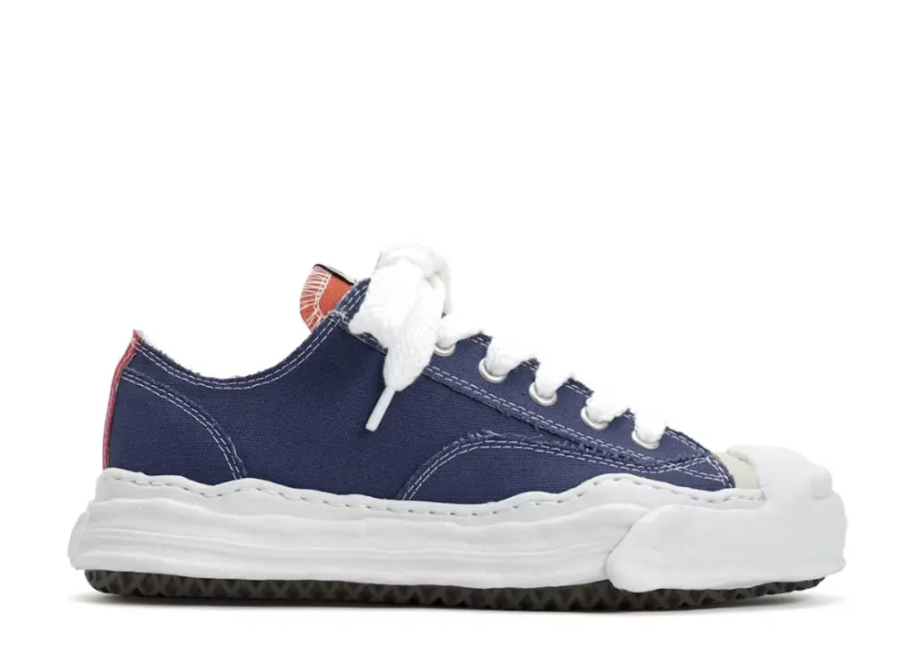 Maison Mihara Yasuhiro Hank OG Sole Canvas Low Navy Maison Mihara Yasuhiro