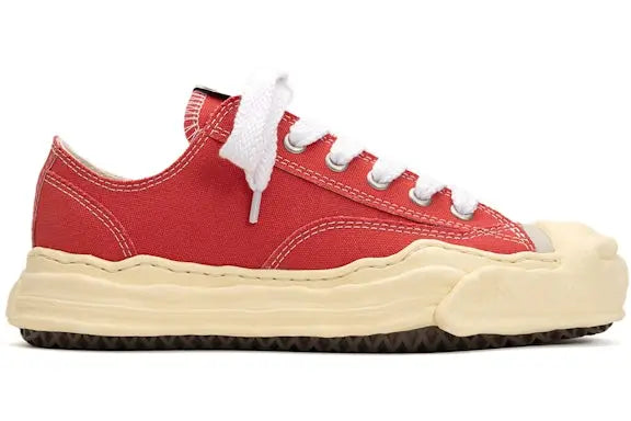 Maison Mihara Yasuhiro Hank Vintage Sole Canvas Low Orange Maison Mihara Yasuhiro