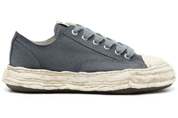 Maison Mihara Yasuhiro Peterson 23 OG Sole Canvas Low Garment Dyed Black Maison Mihara Yasuhiro