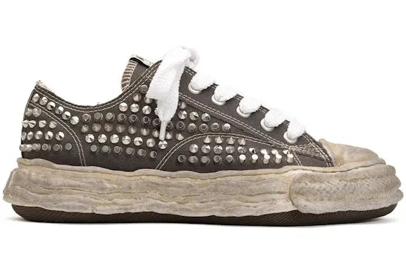 Maison Mihara Yasuhiro Peterson 23 OG Sole Studded Canvas Low Grey Maison Mihara Yasuhiro