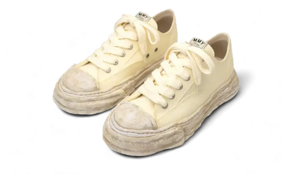 Maison Mihara Yasuhiro Peterson Canvas Low Vintage White Maison Mihara