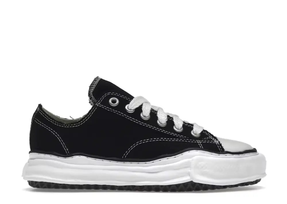 Maison Mihara Yasuhiro Peterson OG Sole Canvas Low Black Maison Mihara Yasuhiro