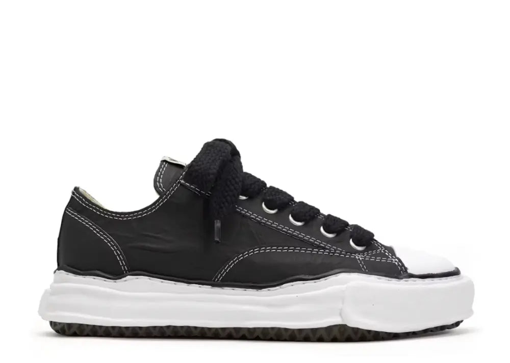 Maison Mihara Yasuhiro Peterson OG Sole PL Leather Low Black Maison Mihara Yasuhiro