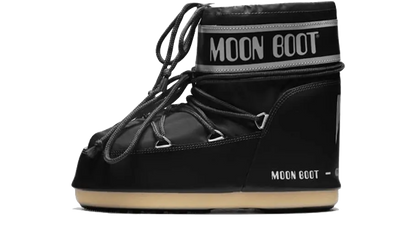 Moon Boot Icon Low Black Nylon Moon Boot