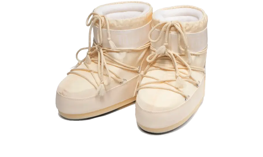 Moon Boot Icon Low Cream Nylon Moon Boot