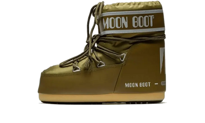 Moon Boot Icon Low Khaki Nylon Moon Boot