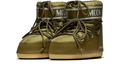 Moon Boot Icon Low Khaki Nylon Moon Boot