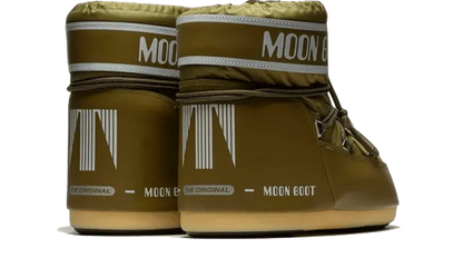 Moon Boot Icon Low Khaki Nylon Moon Boot