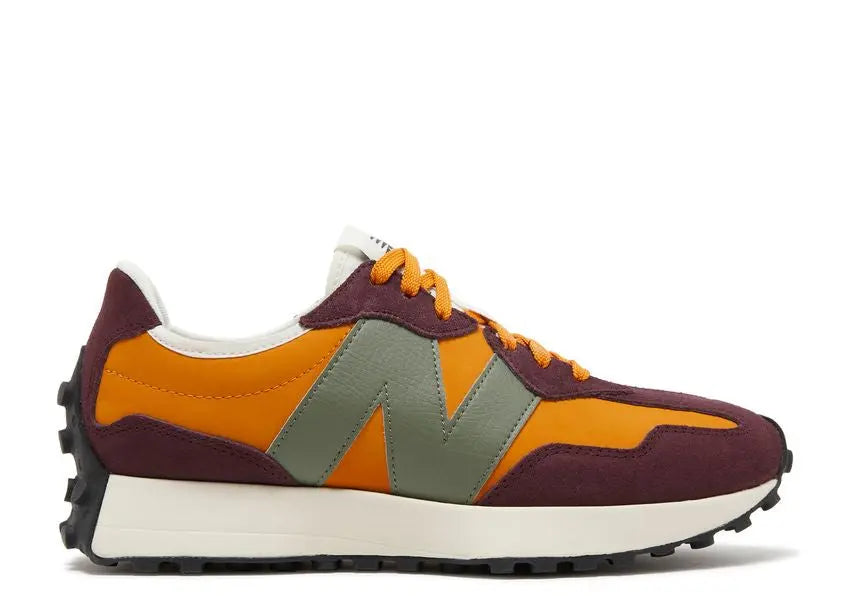 New Balance 327 Madras Orange Burgundy New Balance