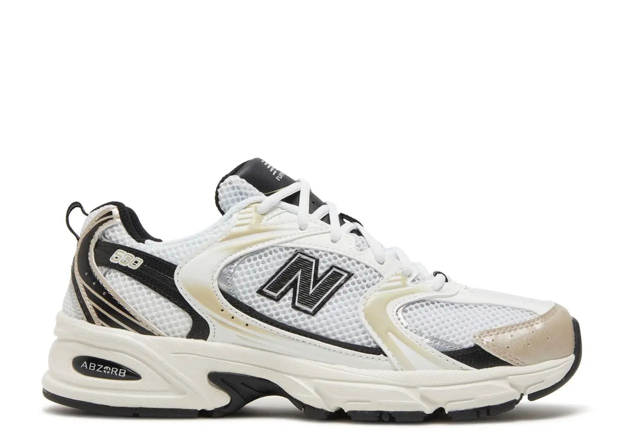 New Balance 530 White Light Gold Metallic New Balance