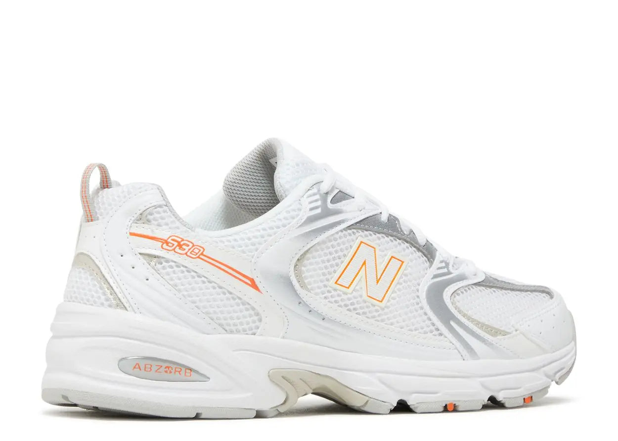 New Balance 530 White Silver Retro Orange New Balance