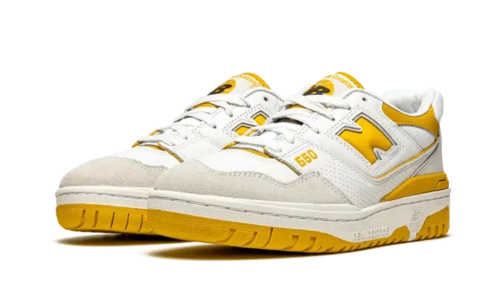New Balance 550 Sea Salt Varsity Gold New Balance