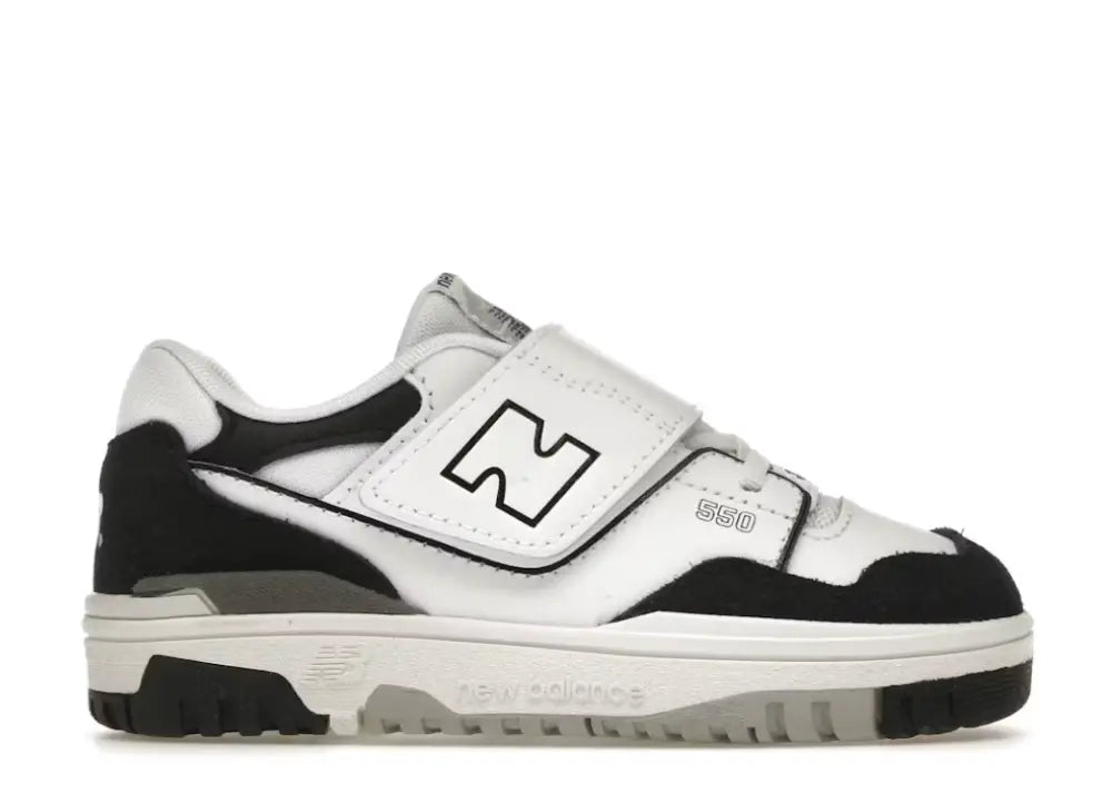 New Balance 550 White Black Rain Cloud (TD) New Balance