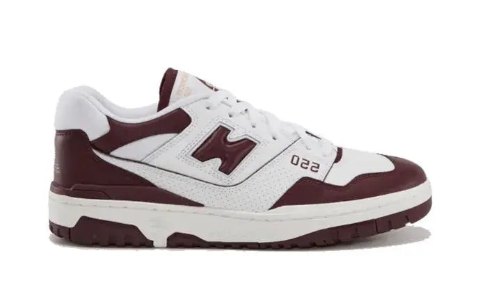 New Balance 550 White Burgundy New Balance
