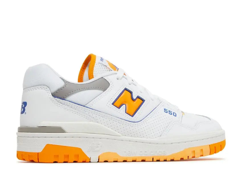 New Balance 550 White Vibrant Orange New Balance