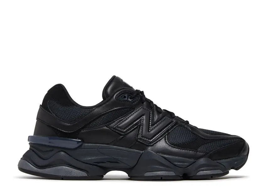 New Balance 9060 Triple Black Leather New Balance