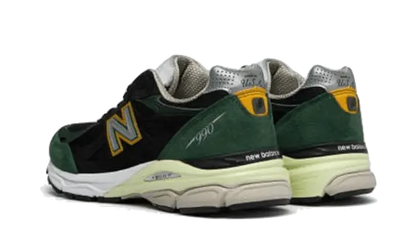 New Balance 990 V3 Black Green Yellow New Balance
