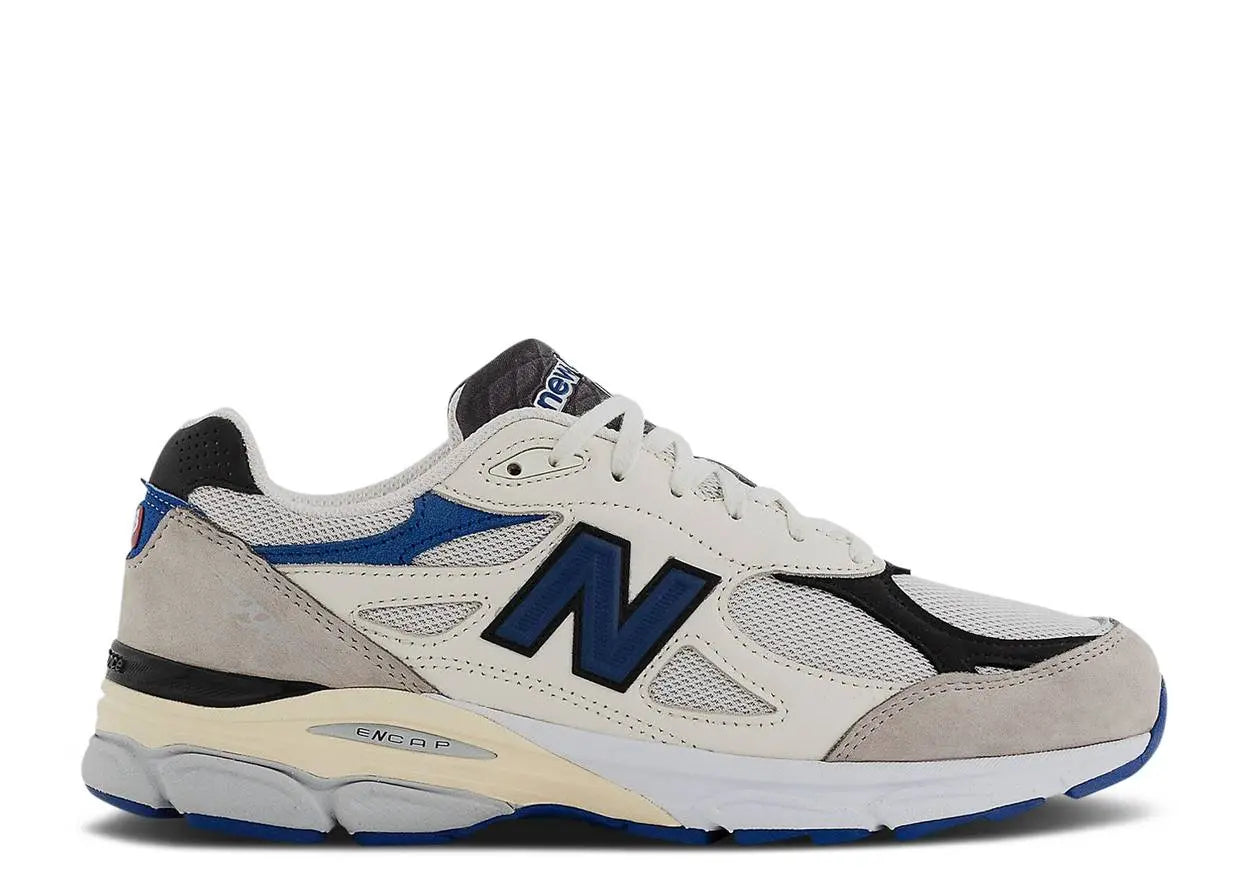 New Balance 990 v3 Teddy Santis Made In USA Cream Blue New Balance