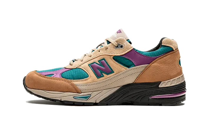 New Balance 991 Made In UK Palace Brown Teal New Balance