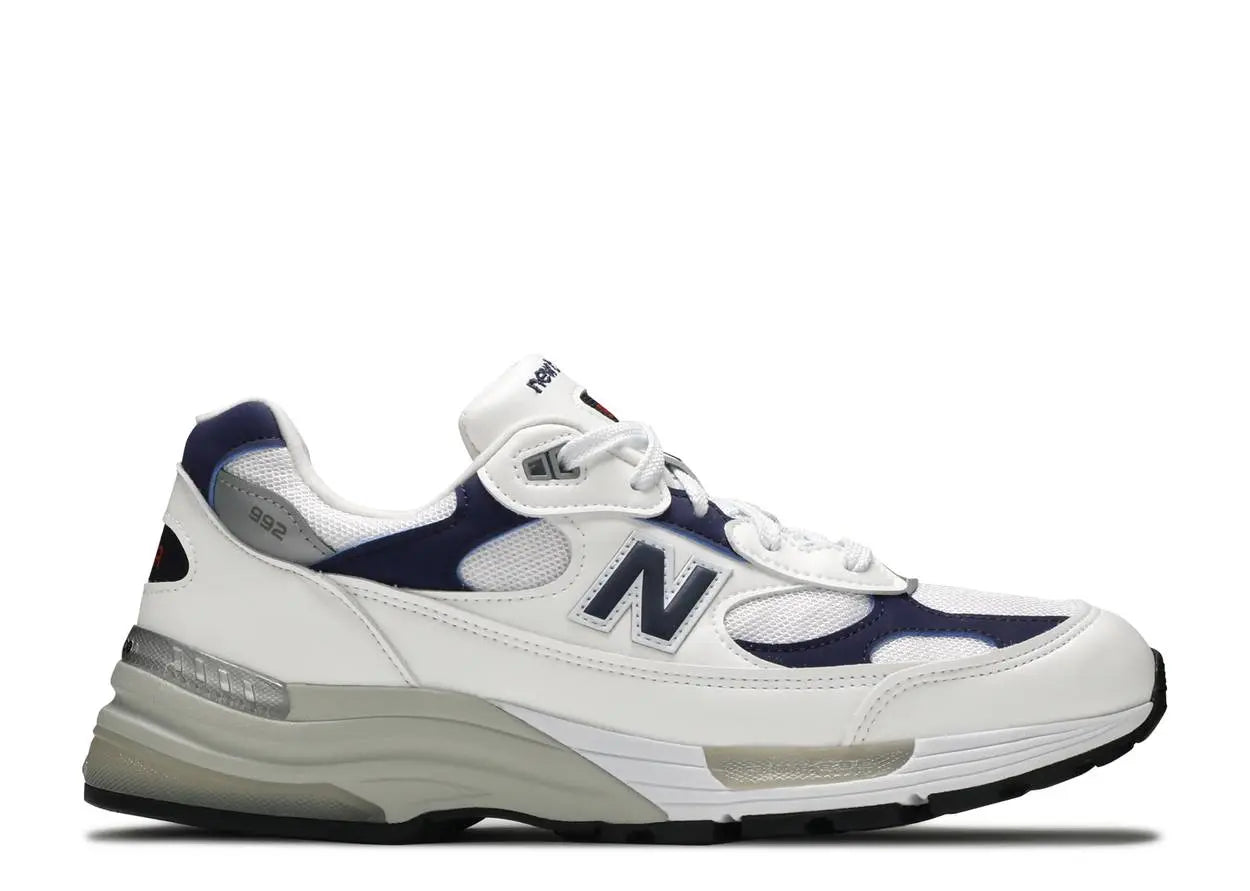 New Balance 992 White Navy New Balance