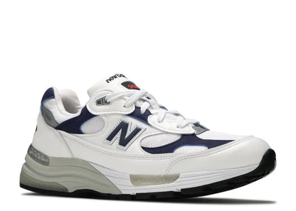 New Balance 992 White Navy New Balance