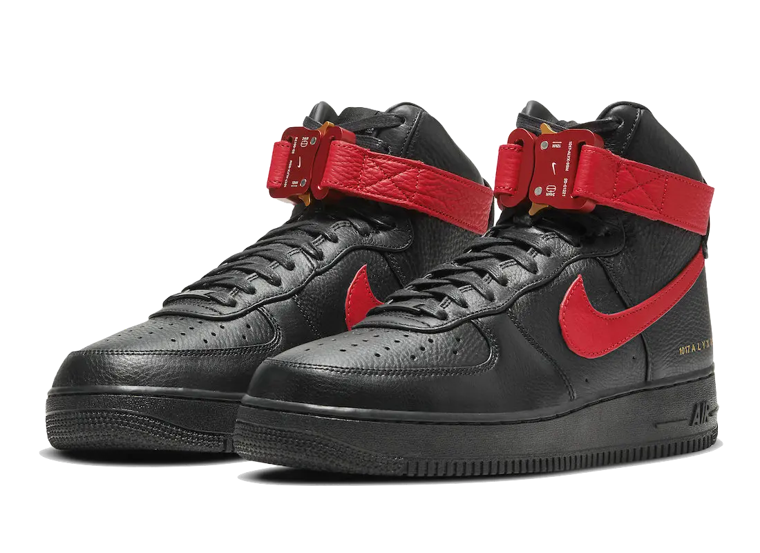 Nike Air Force 1 High Alyx Black University Red VOSneakers