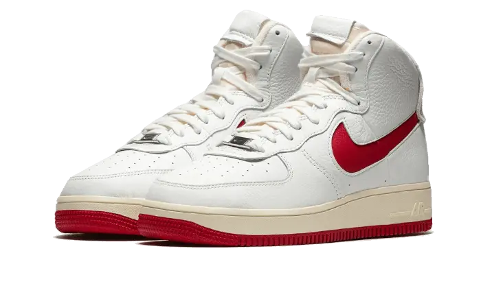 Nike Air Force 1 High Sculpt Summit White Gym Red VOSneakers