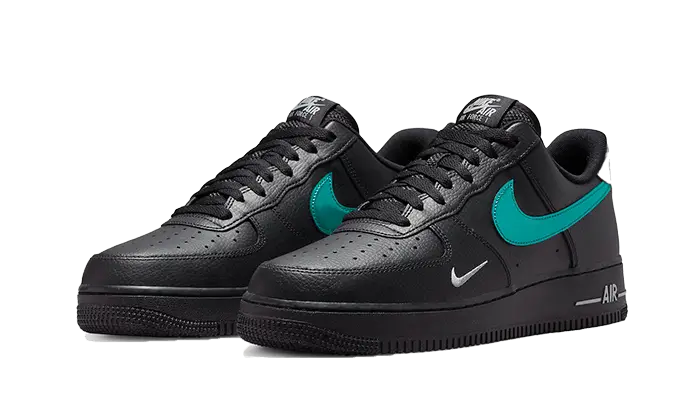 Nike Air Force 1 Low Black Blue Lightning Nike