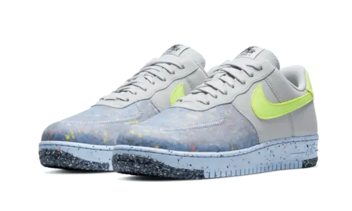 Nike Air Force 1 Low Crater Pure Platinum Barely Volt Nike