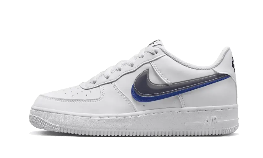 Nike Air Force 1 Low Impact Next Nature Double Swoosh White Black Blue Nike