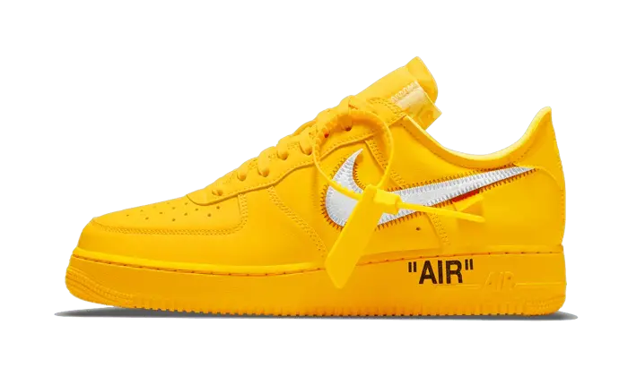 Nike Air Force 1 Low Off White University Gold Metallic Silver Nike