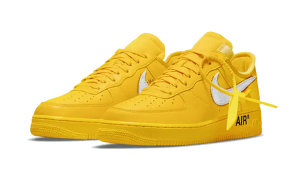 Nike Air Force 1 Low Off White University Gold Metallic Silver Nike