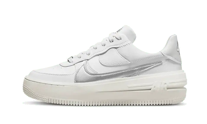Nike Air Force 1 Low Platform Summit White Metallic Silver Nike